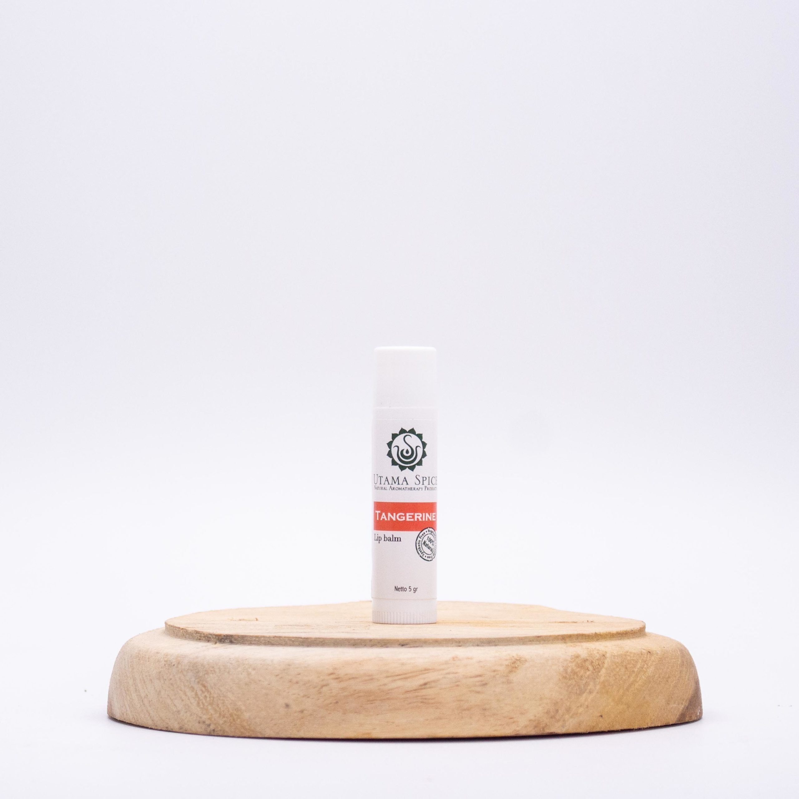 橘子護唇膏｜100% 天然 × 深層保濕修護 Tangerine Lip Balm 5g｜Utama Spice