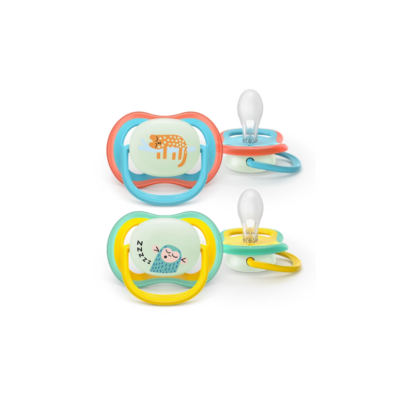 Philips Avent Ultra Air Nighttime 夜光透氣安撫奶嘴 [0-6m/6-18m/18m+] (2件裝)