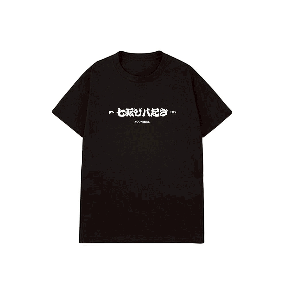 XCTRL 多面立體達摩短T-黑