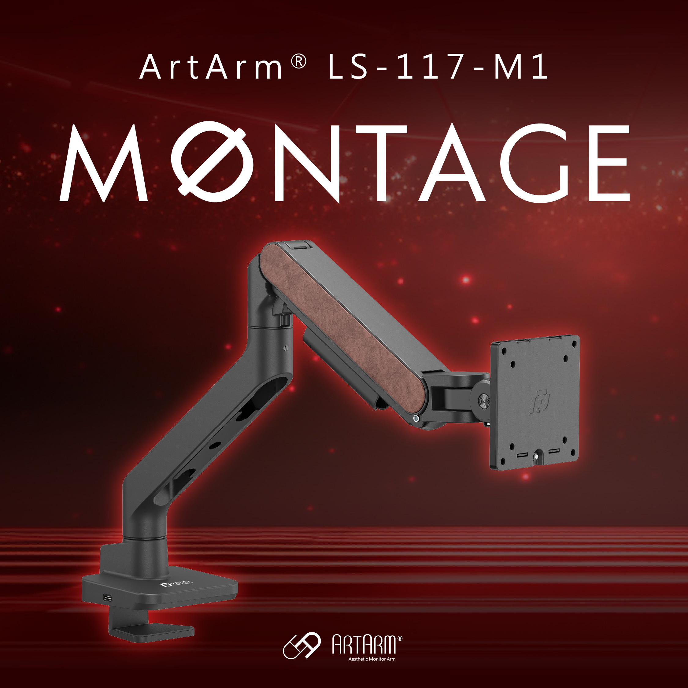 LS-117-M1高承重氣壓式螢幕支架