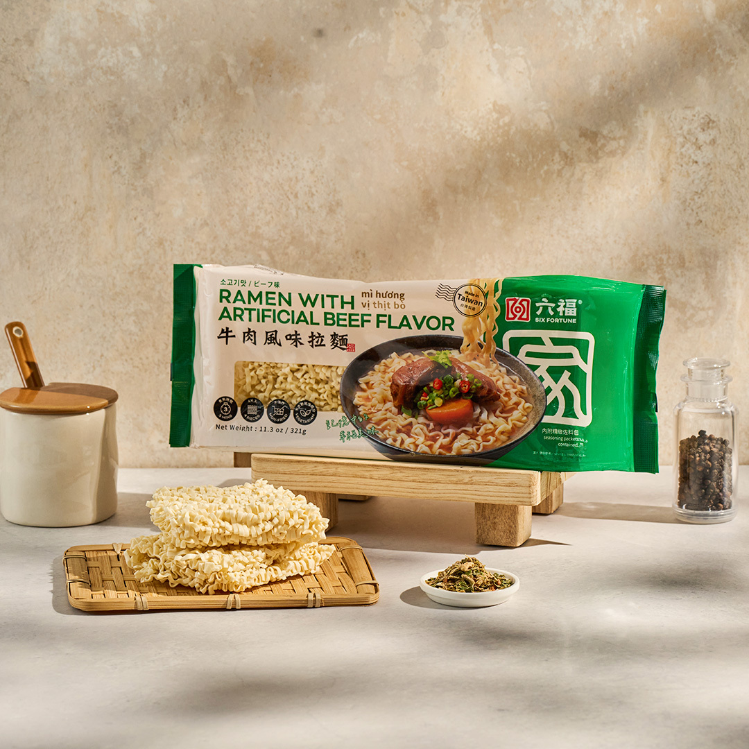 六福牛肉風味拉麵 321g