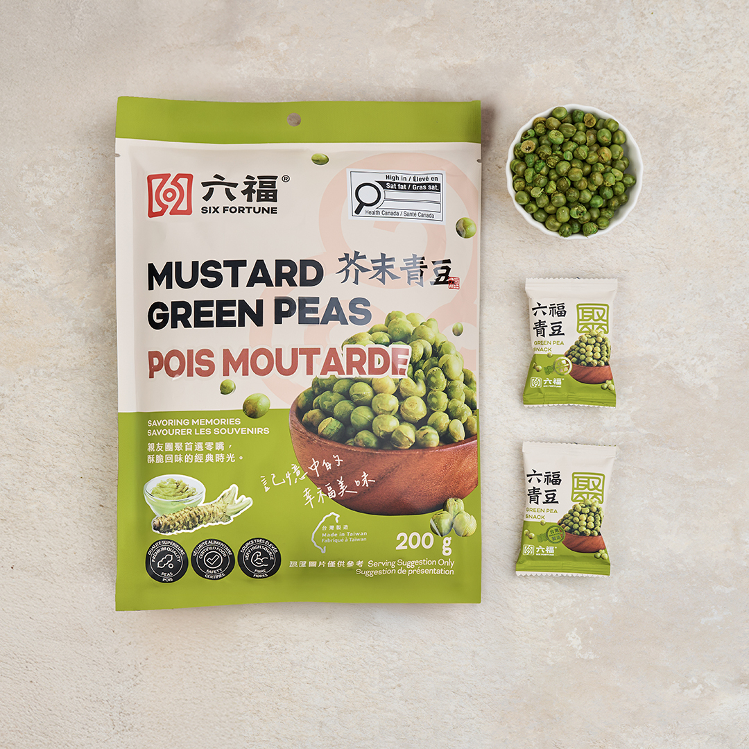 六福芥末青豆 200g