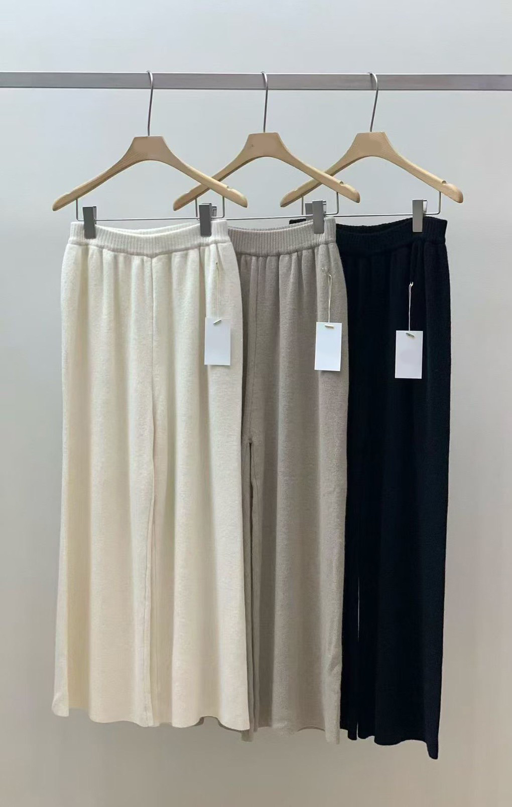 慵懶感高領短袖上衣+同色系長褲SET / 3色