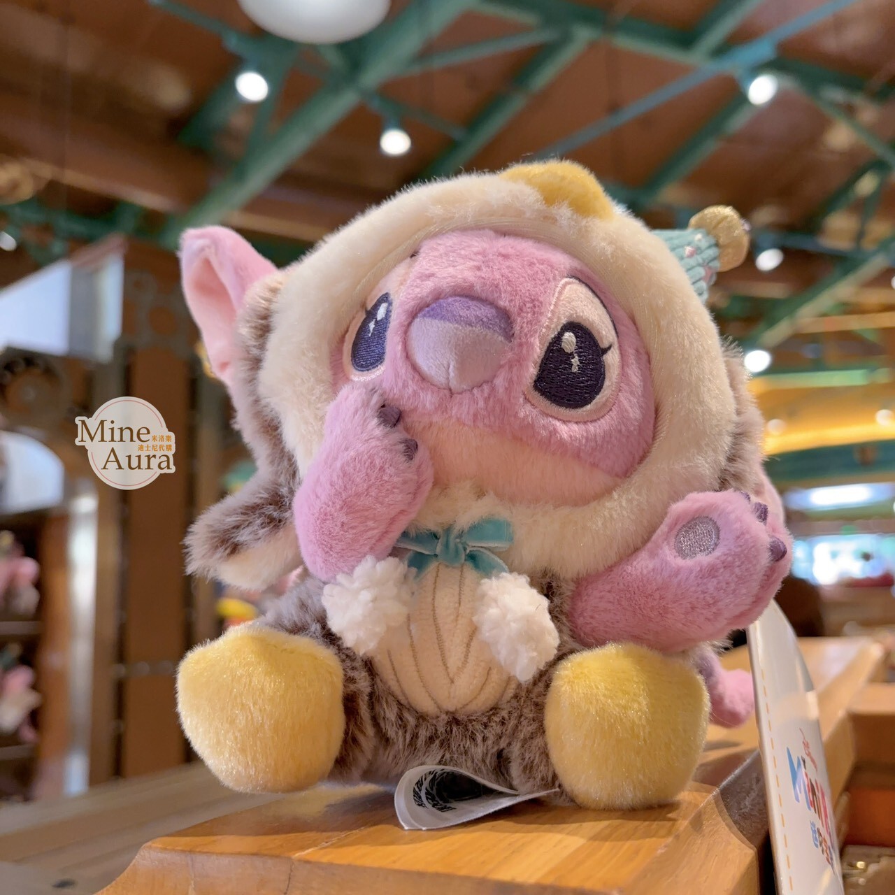 2025 冬日 史迪奇和朋友們系列 安琪拉 Angel 磁鐵 坐肩 絨毛 娃娃 公仔 星際寶貝 Lilo & Stitch -上海迪士尼樂園