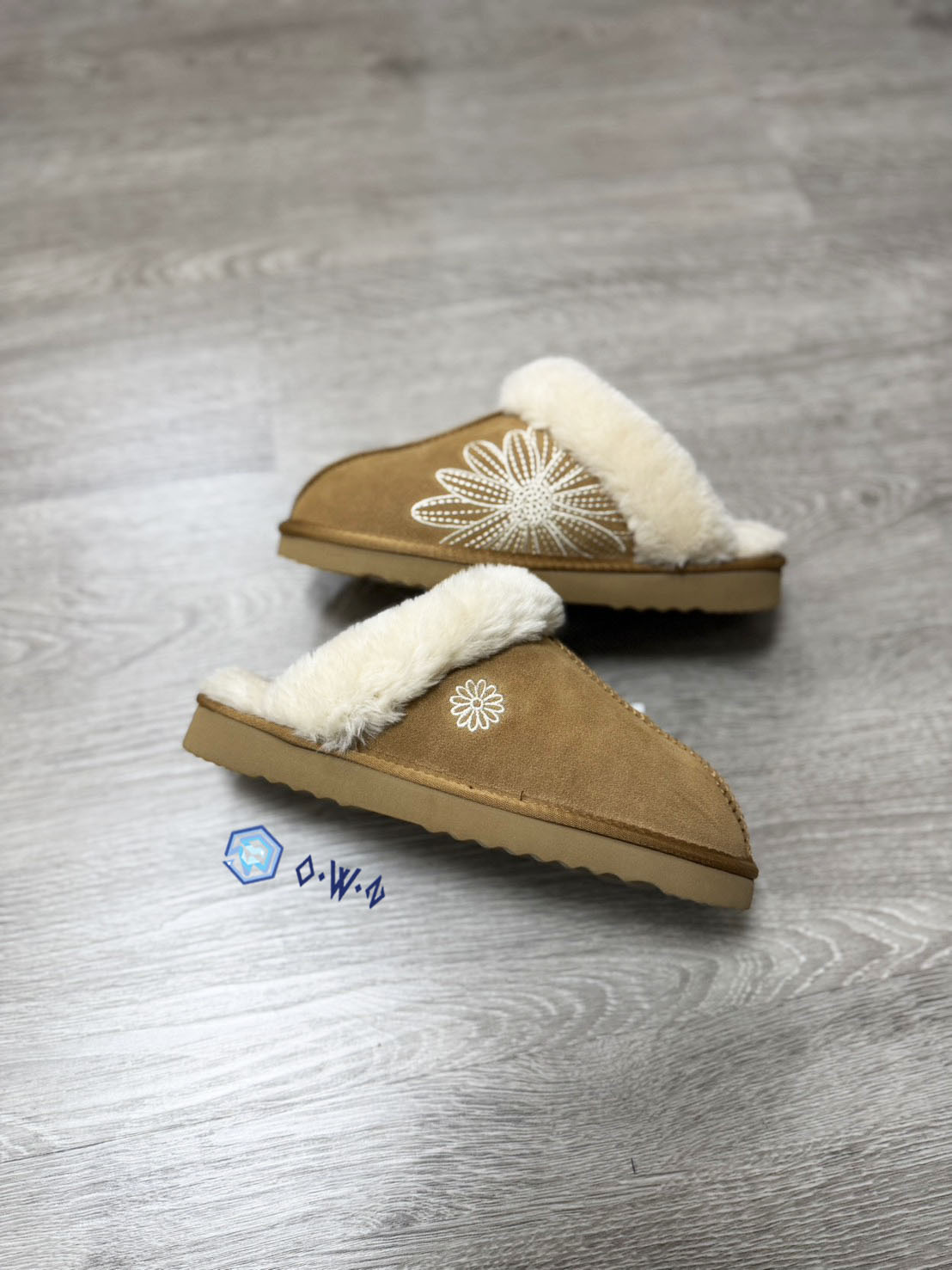 【OWN】Mardi Mercredi 毛毛 拖鞋 MULE 穆勒 刷毛 保暖 秋冬 女生 栗子棕 黑色 海藍 摩卡 咖啡 藍色 粉色