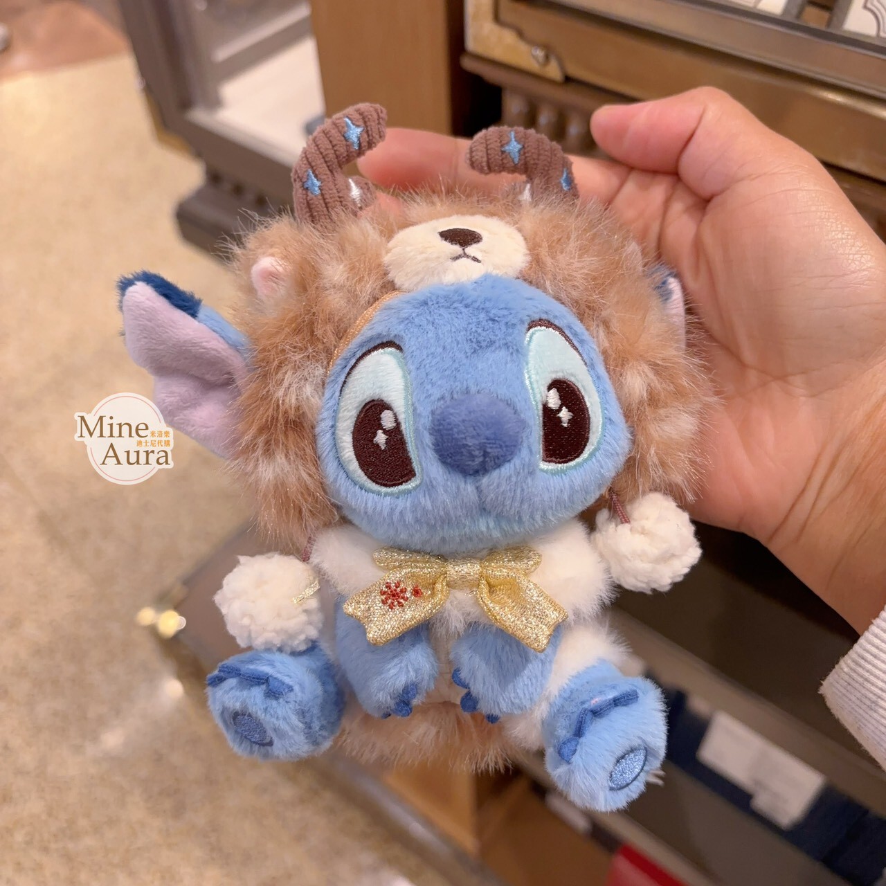 2025 冬日 史迪奇和朋友們系列 史迪奇 Stitch 絨毛 鑰匙圈 吊飾 星際寶貝 Lilo & Stitch -上海迪士尼樂園