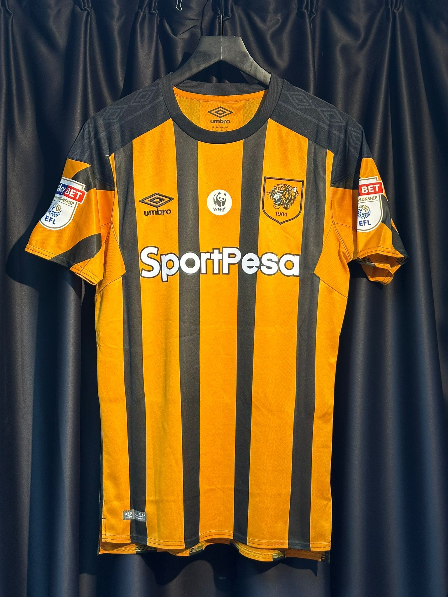 2017/2018 Hull City Home Shirt #20 BOWEN (Brand New  / 10/10 )