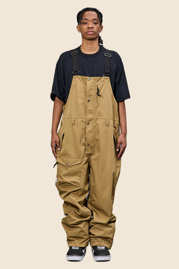 UNFRM - MILITARY MOUNTAIN BIB 吊帶滑雪褲（沙色）