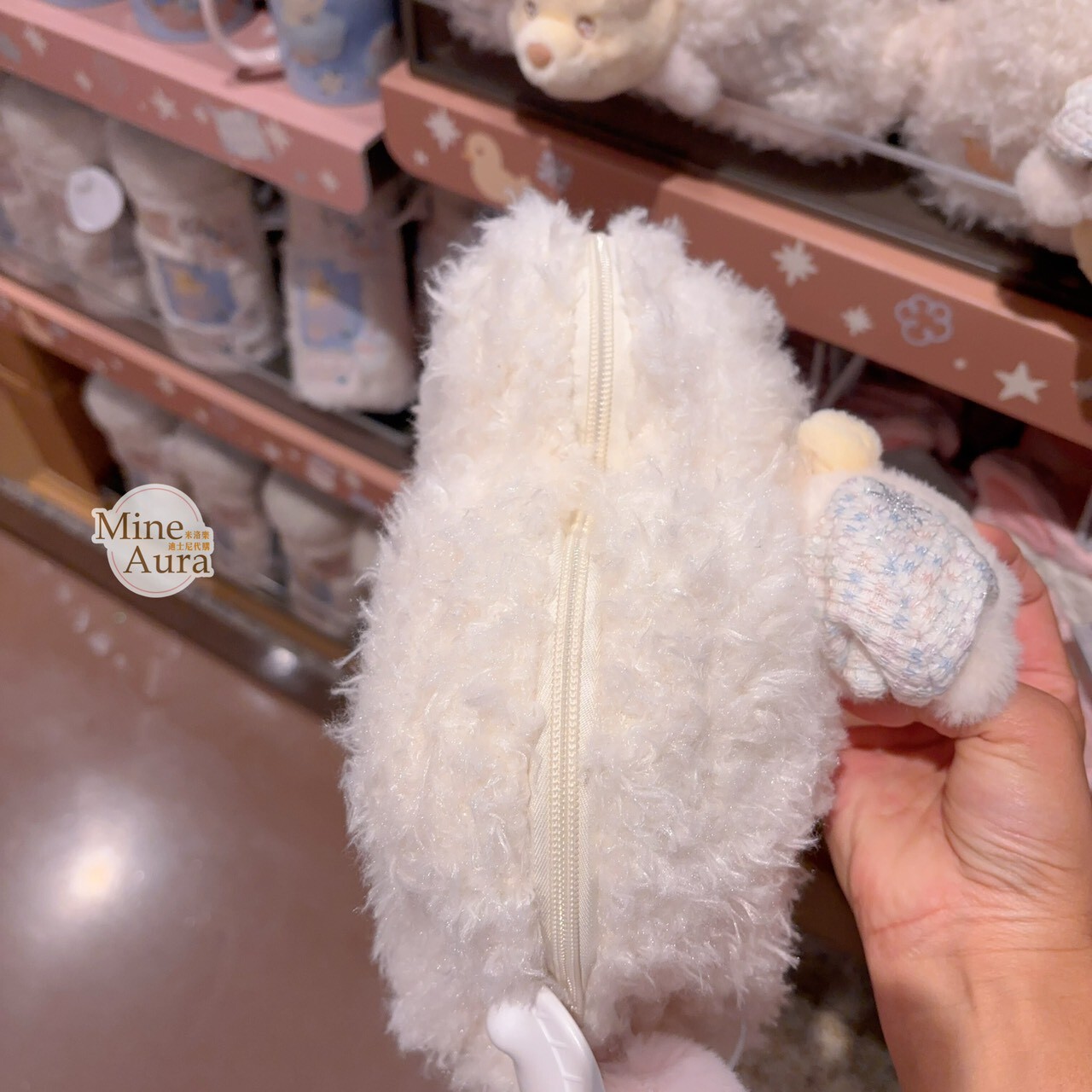 2025 小熊維尼和朋友們 居家系列 小熊維尼 Winnie the Pooh 雲朵造型 收納包 化妝包 -上海迪士尼樂園