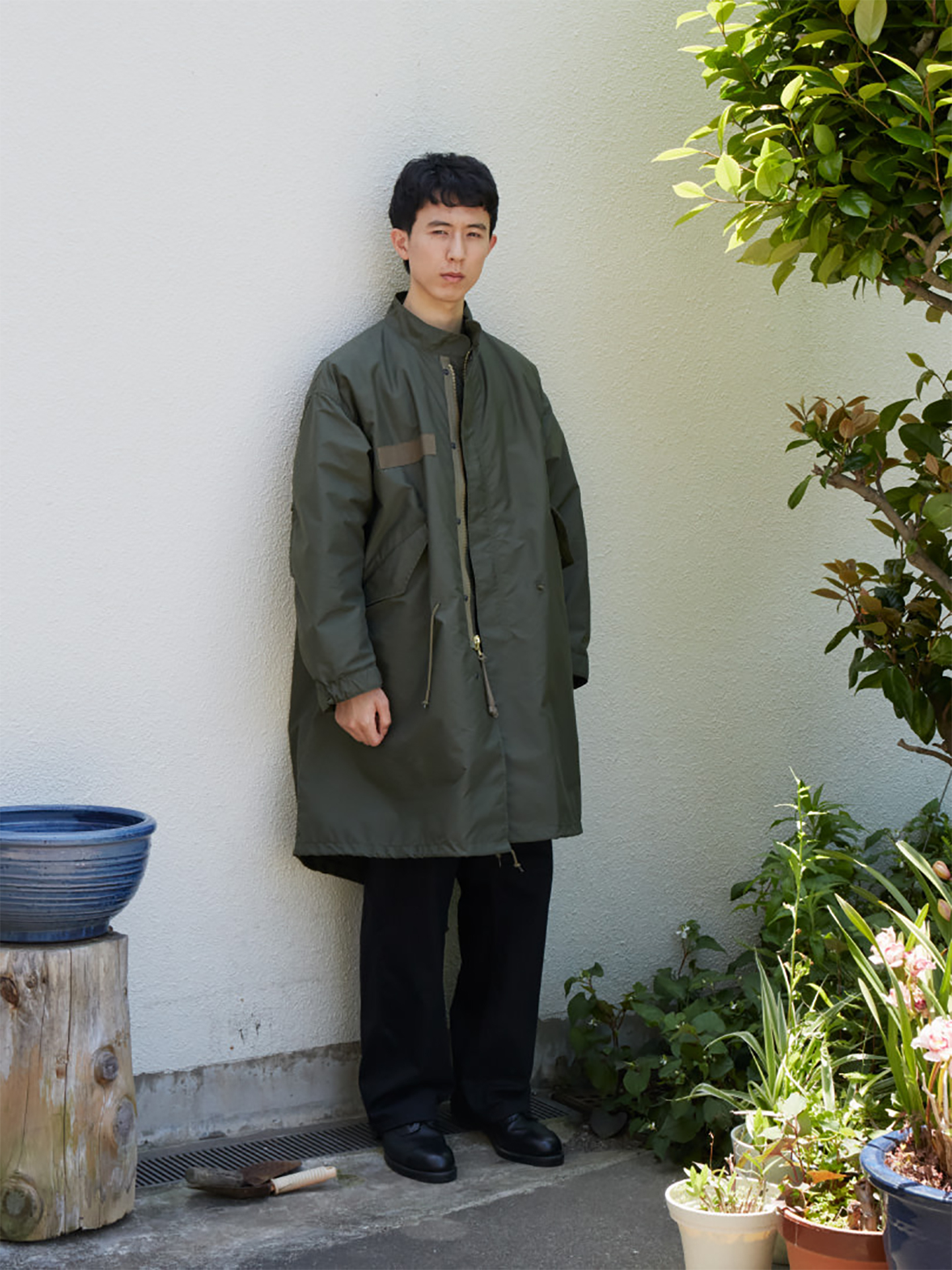 CIOTA M-65 Fishtail Parka (Stone Wash) Olive