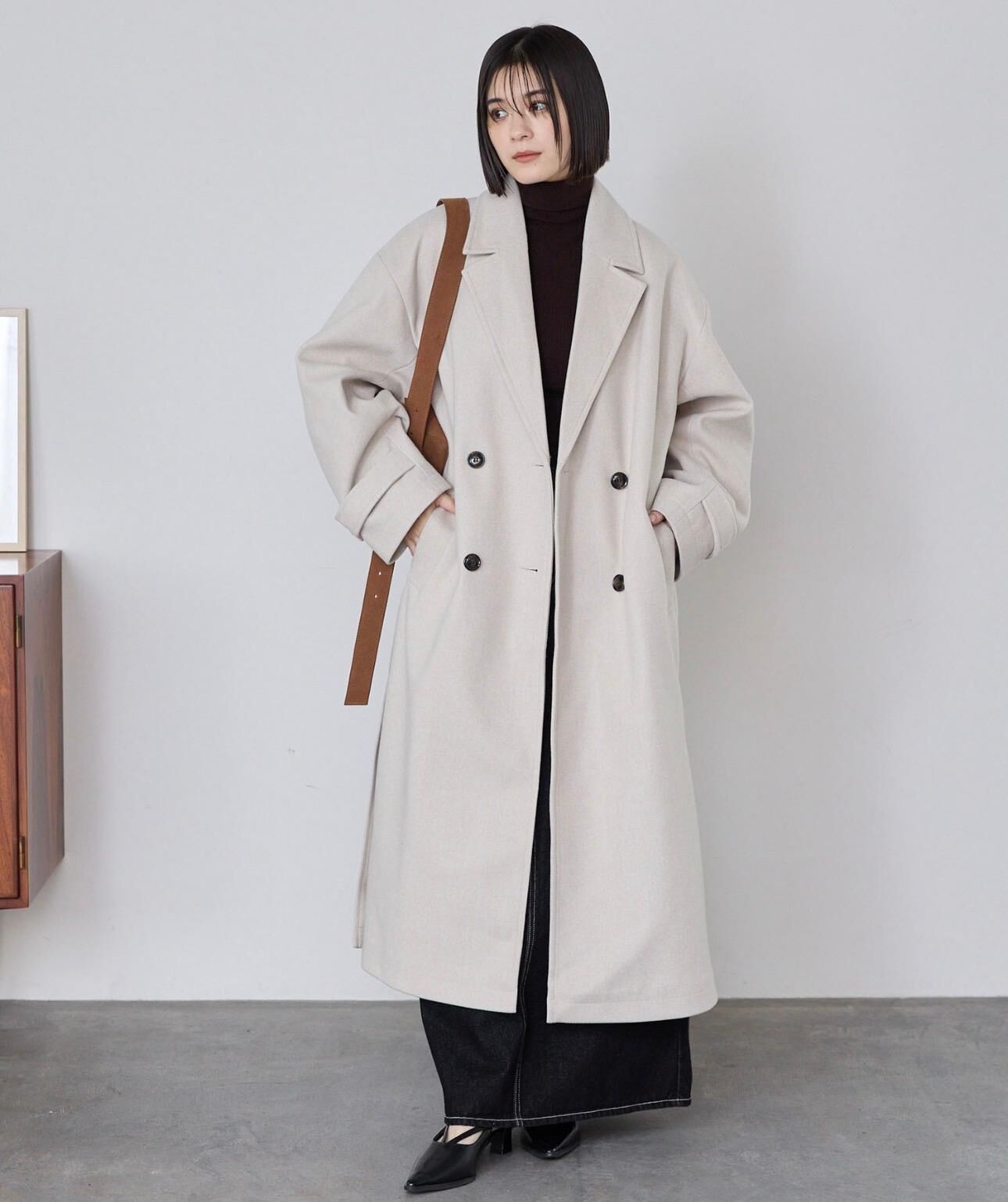 【預購】JN1128101 Mono-Mart 絨褸長大褸