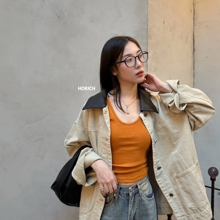 𝐍𝐨𝐯.𝟐𝟓 / 588-1 - 遮副乳工字美背背心(8色)落日橘