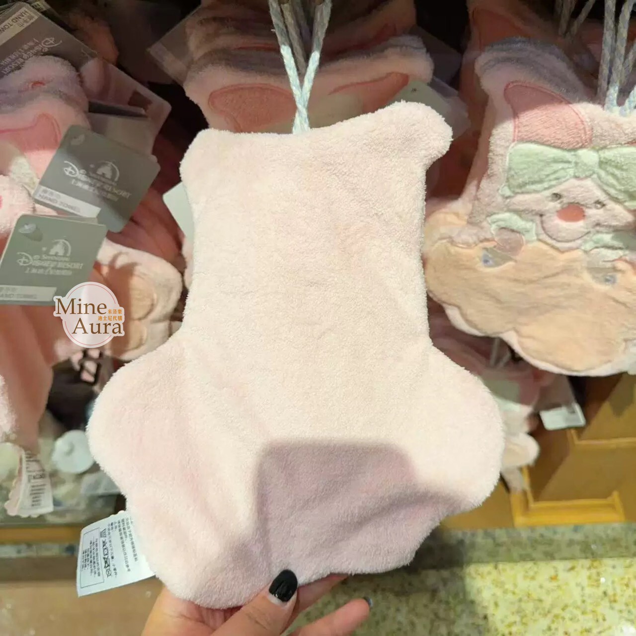 2025 小熊維尼和朋友們 居家系列 小豬 皮傑 piglet 造型 擦手巾 -上海迪士尼樂園