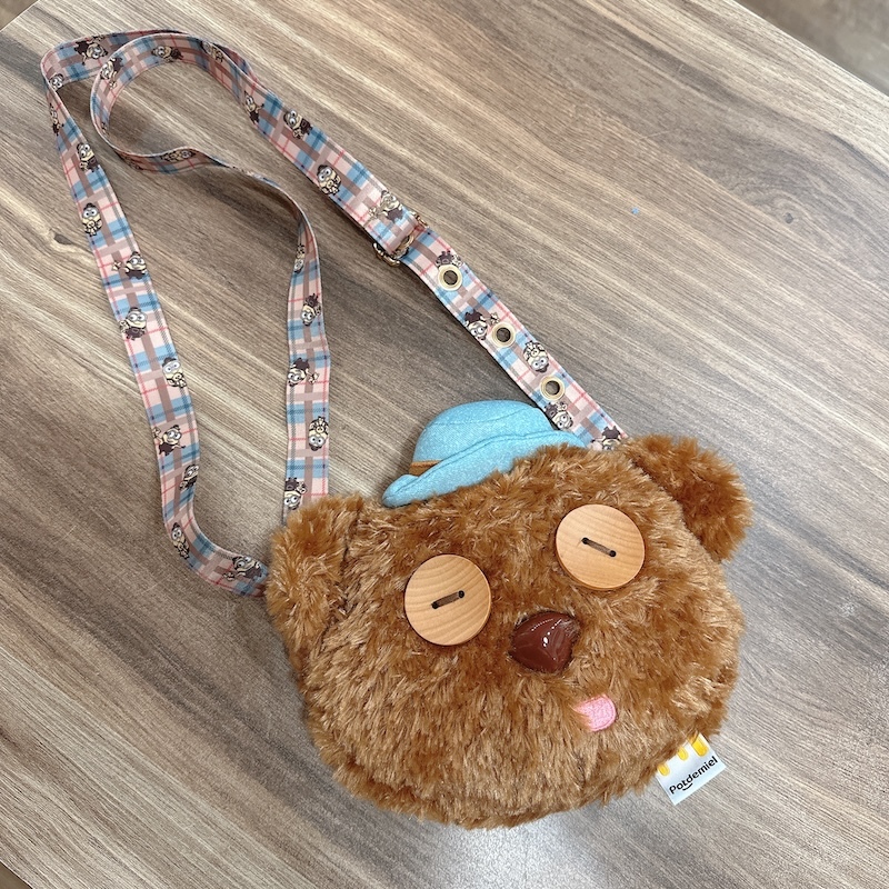 《11287》小小兵提姆熊大頭斜背包