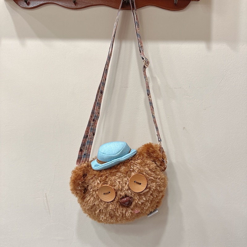 《11287》小小兵提姆熊大頭斜背包