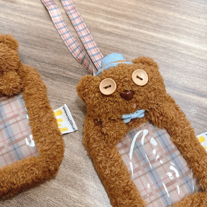 《11288》小小兵提姆熊毛絨票卡夾