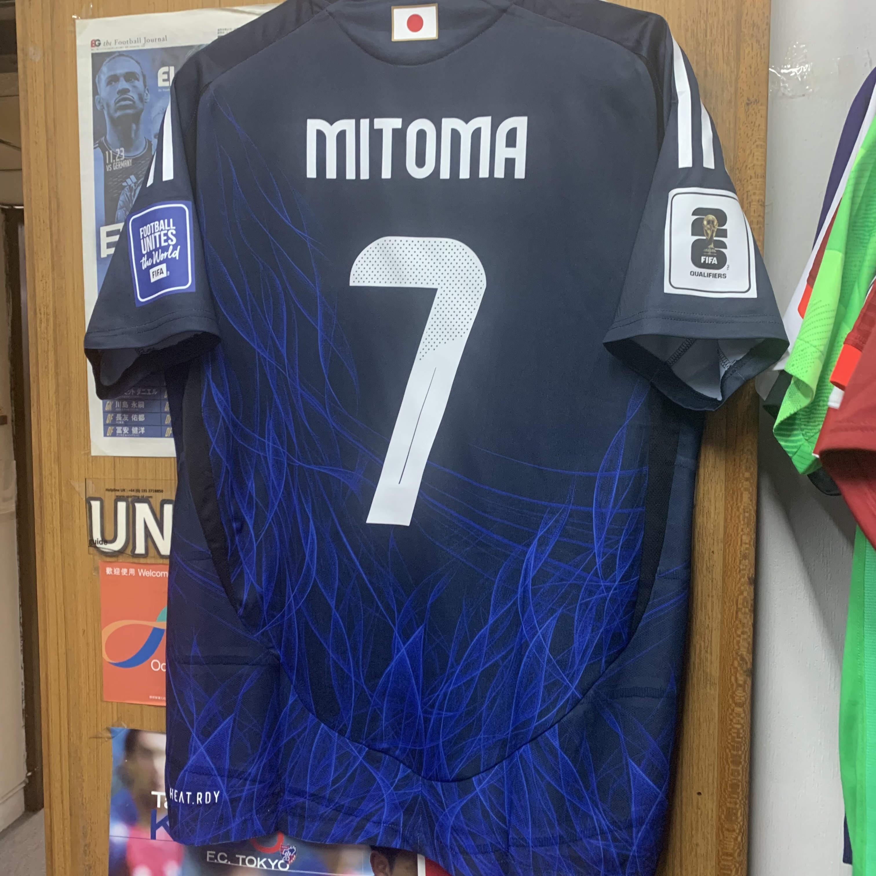 2024 Japan x Y3 Authentic Home Shirt with 7 MITOMA & Patch