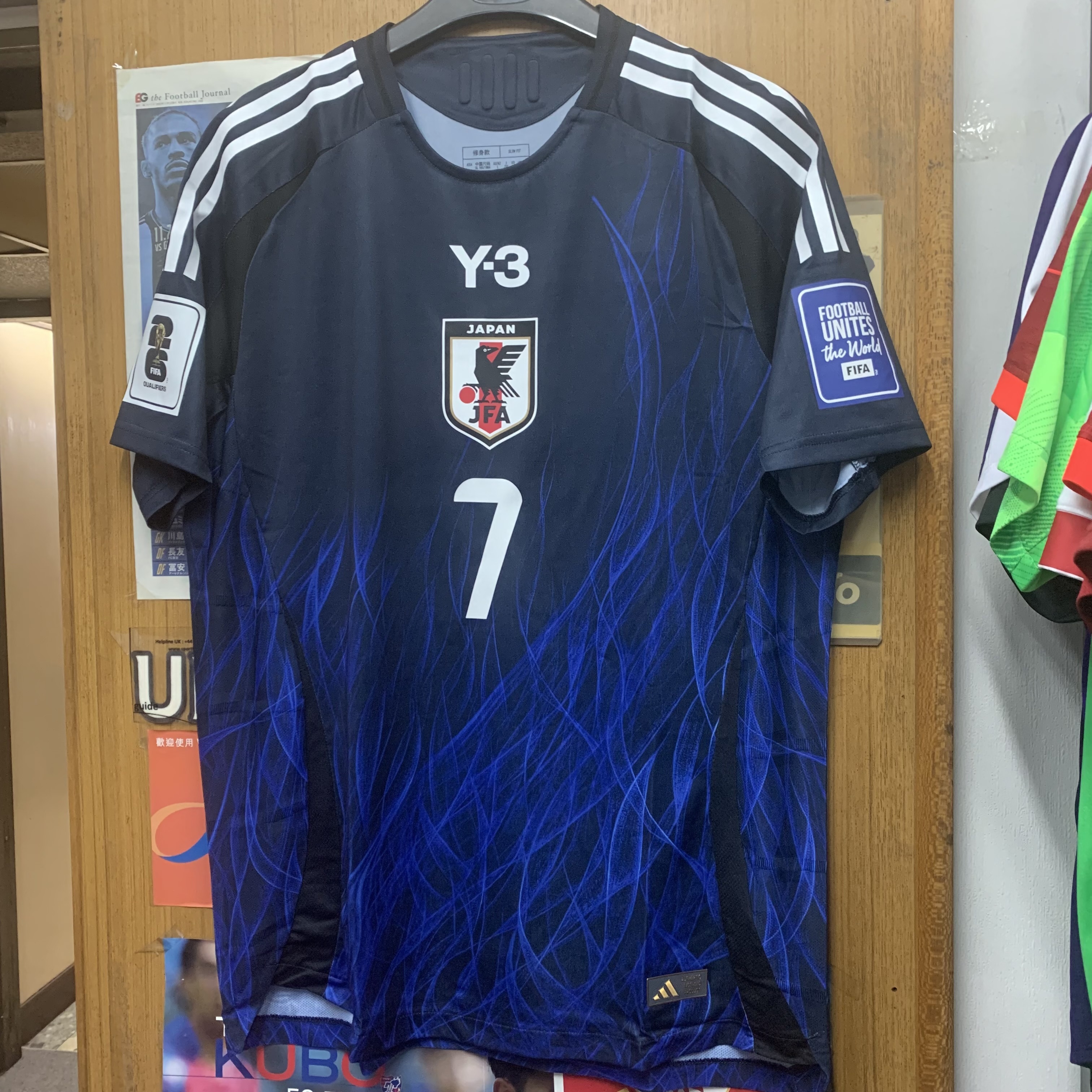 2024 Japan x Y3 Authentic Home Shirt with 7 MITOMA & Patch