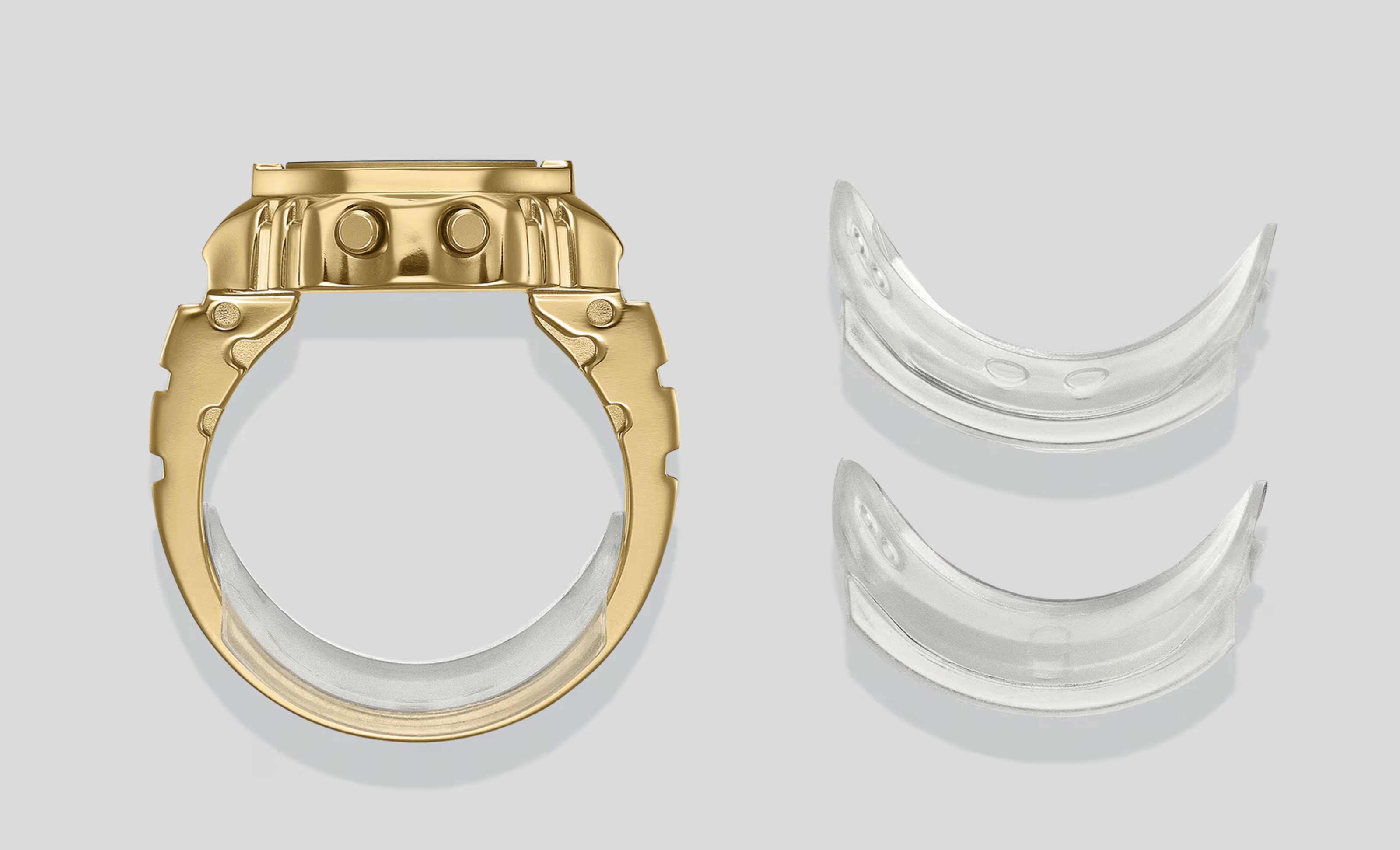 CASIO RING WATCH GOLD| CRW-001G-9