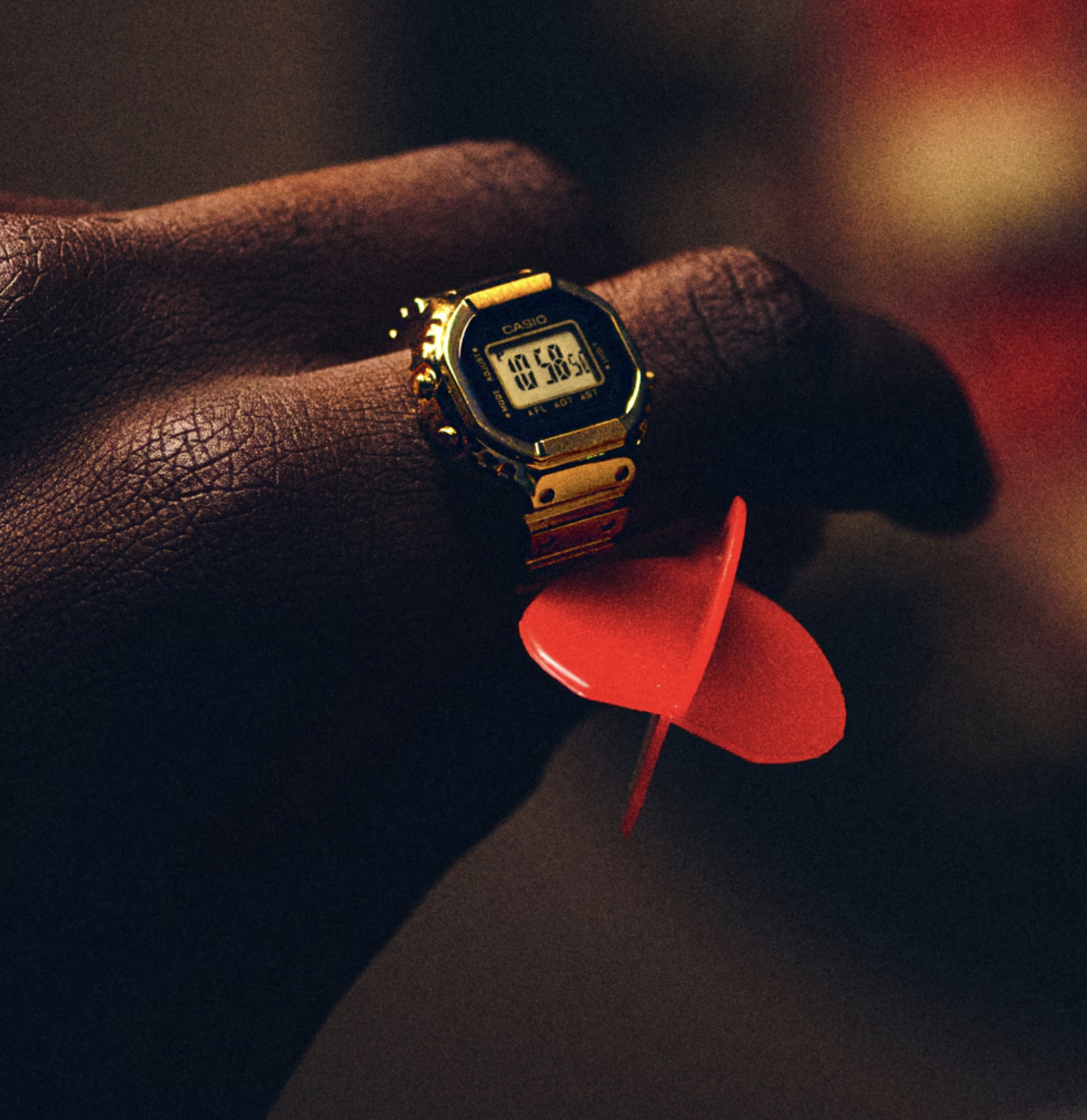 [現貨] CASIO RING WATCH GOLD| CRW-001G-9