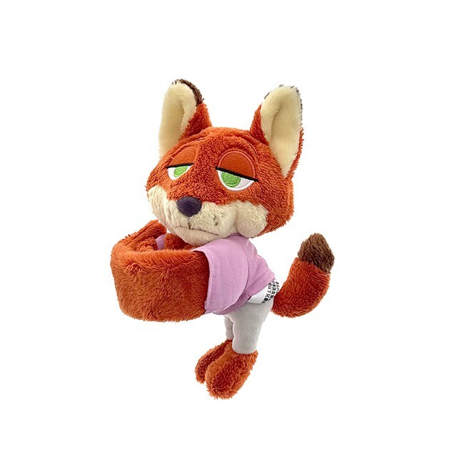 胡尼克 Nick 狐狸 絨毛造型 抱抱 手環 動物方城市 Zootopia -香港迪士尼樂園