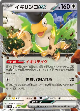 POKEMON JAPANESE MA 010/043
