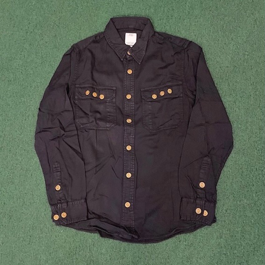 VISVIM BLACK ELK FLANNEL (SATIN) - NAVY SIZE 2 IN STOCK NOW (現貨發售中)