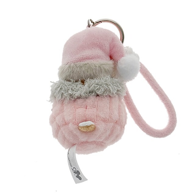 聖誕節系列 聖誕精靈 黑鼻 奇奇 Chip 絨毛 聖誕造型 絨毛 鑰匙圈 吊飾 奇奇蒂蒂 Chip 'n Dale -香港迪士尼樂園