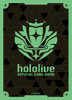 HOLOLIVE OFFICIAL CARD GAME - OFFICIAL HOLO CARD SLEEVE - BRAND LOGO - GREEN - VOL.24