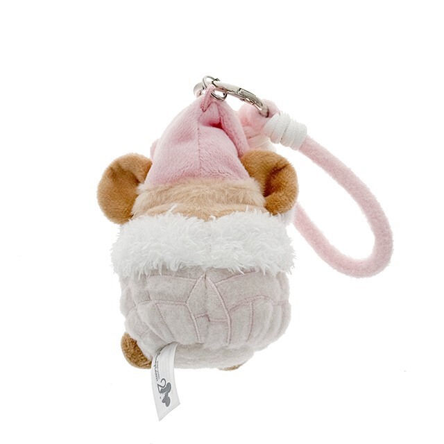 聖誕節系列 聖誕精靈 米妮 Minnie 絨毛 聖誕造型 絨毛 鑰匙圈 吊飾 -香港迪士尼樂園