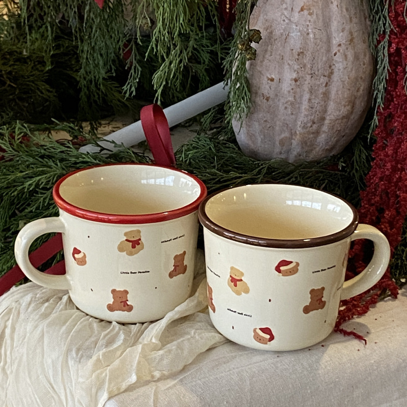 《6420》聖誕小熊陶瓷杯