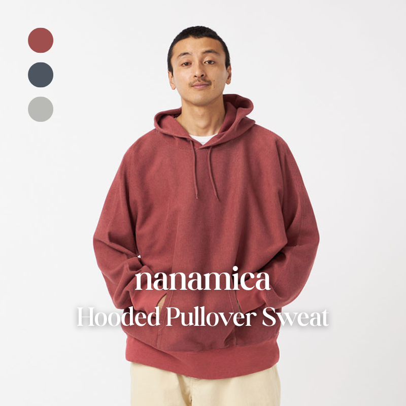 【代購】nanamica Hooded Pullover Sweat 連帽套頭大學T – 休閒百搭暖感款