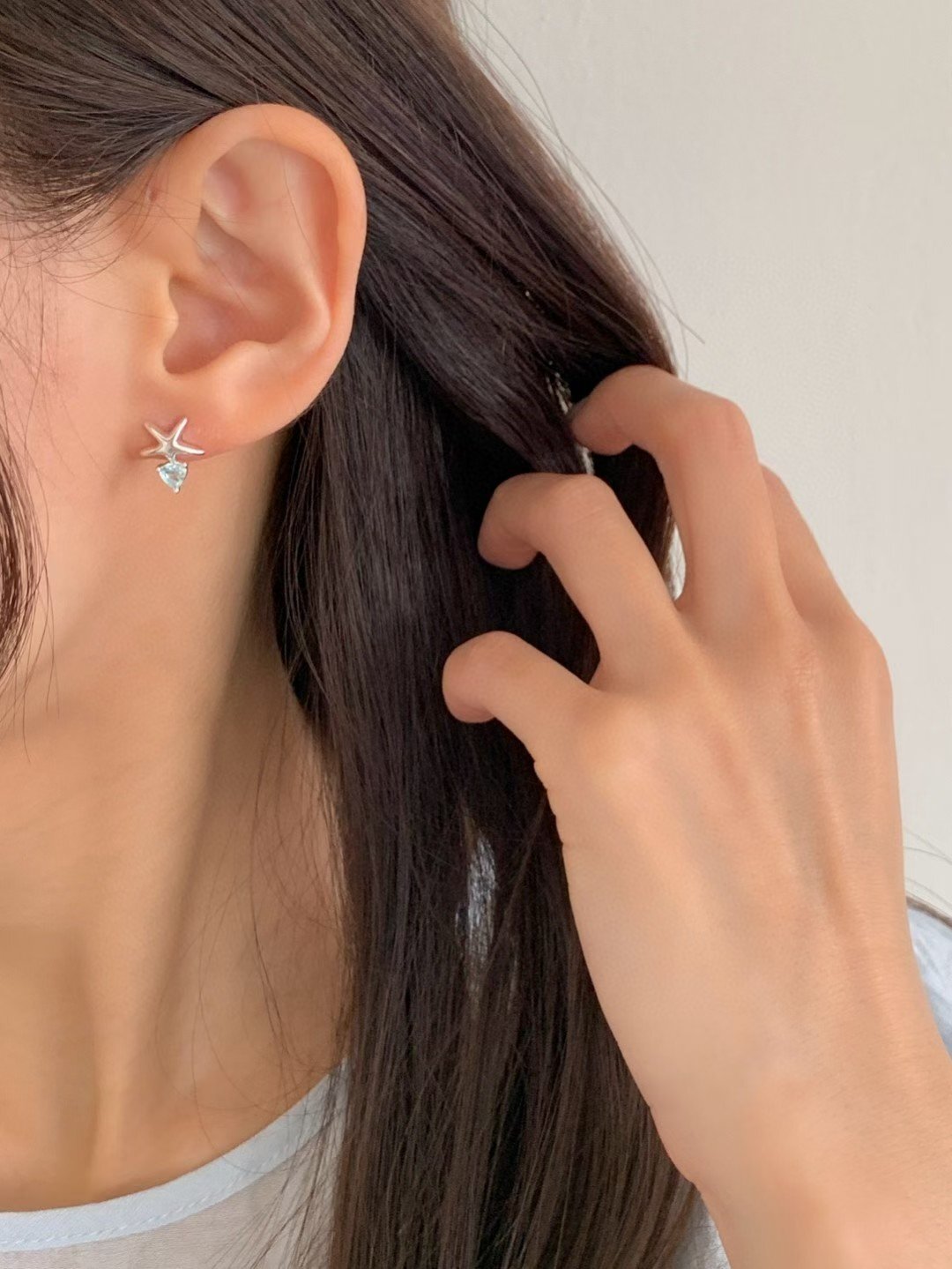 ✨ 不對稱可愛海洋耳環 ✨