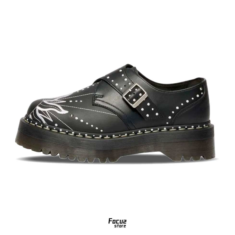 【Focus Store】預購 Dr.Martens Monk Quad Solar Flare Monk Shoe "Black" 黑色 穆勒鞋 41811001