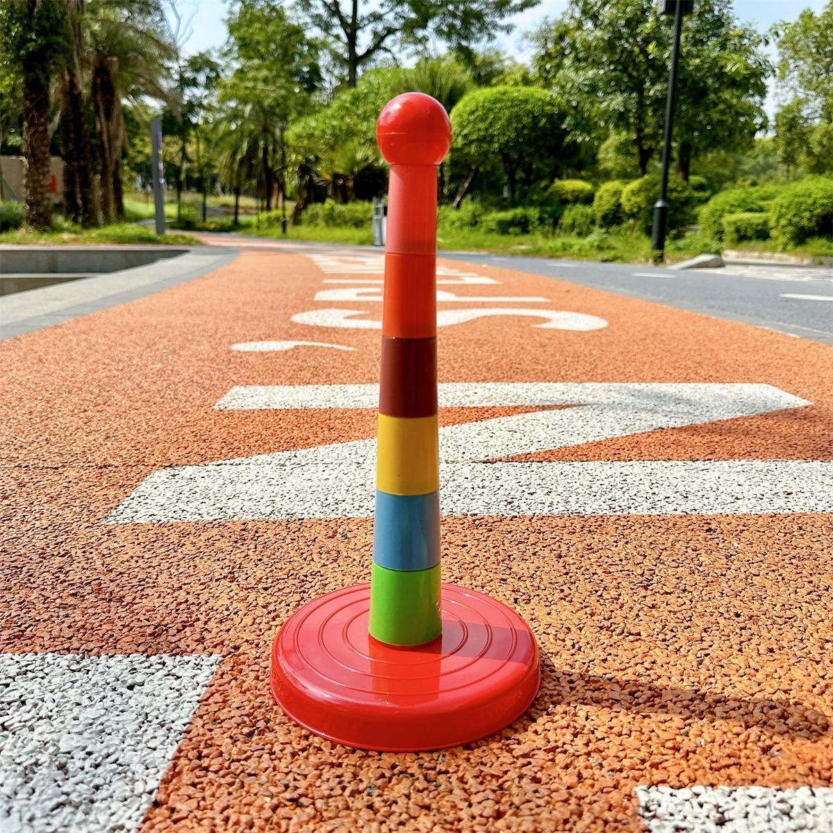 新年 彩虹投掷套圈成人玩具 1个柱12个圈