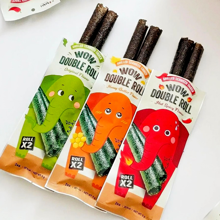 泰國 Kokiri 哇象 海苔捲 2捲/包 5g X 5包 (共10捲)