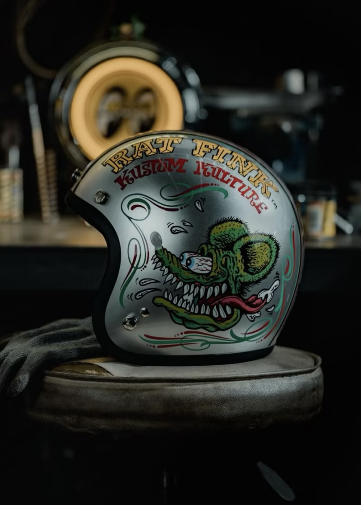 ［預購］Gallop X Rat Fink 芬克鼠 聯名限定安全帽 銀色 強勢回歸 2026第一季出貨