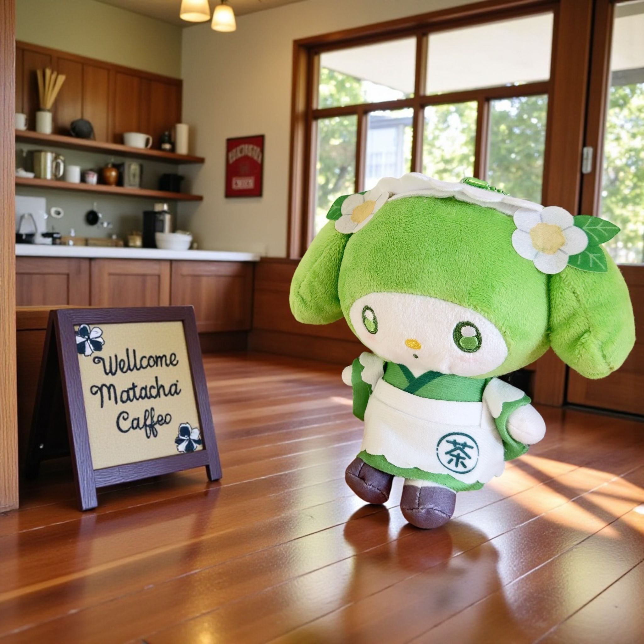 25100-MM Sanrio My Melody 日本女僕裝抹茶掛飾 #JP-HY25