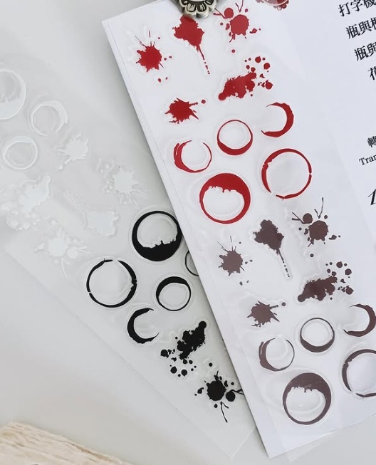 哈秋HA7UU．紙用水晶轉印貼紙 共四款