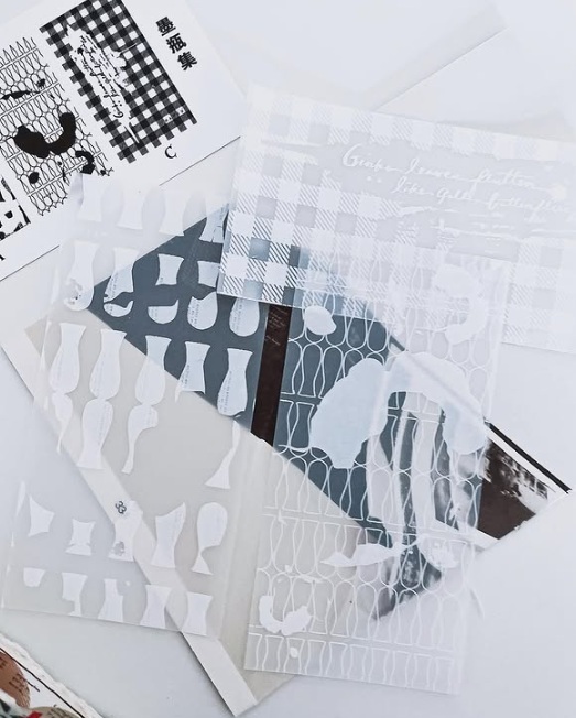 哈秋HA7UU．墨瓶集 描圖紙便簽組