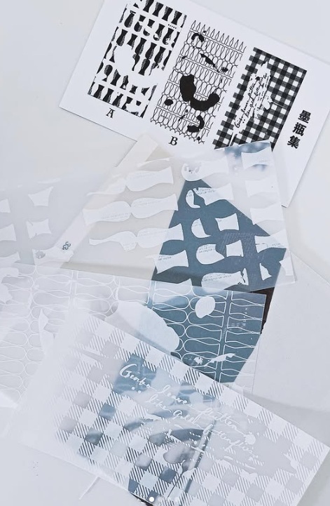 哈秋HA7UU．墨瓶集 描圖紙便簽組