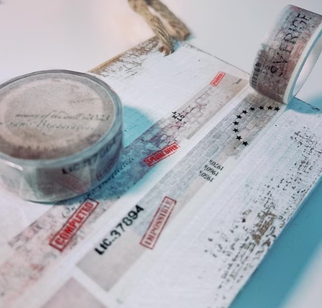 哈秋HA7UU．老牆顏 1.5cm日本和紙膠帶