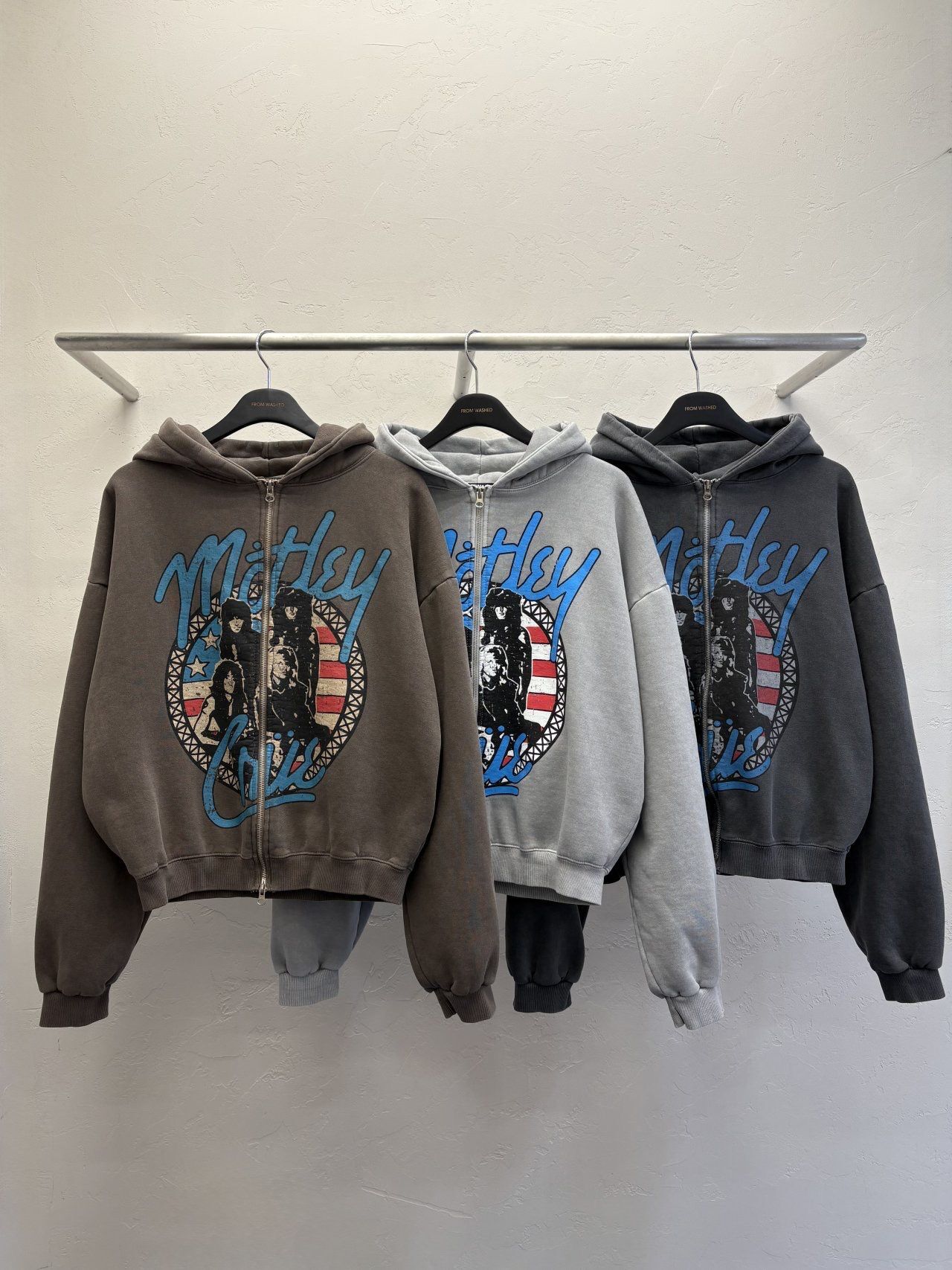 英文字圖案連帽拉鍊外套 SCOPE-135JK