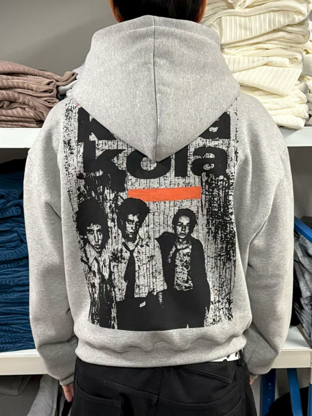 英文字圖案連帽拉鍊外套 SCOPE-136JK