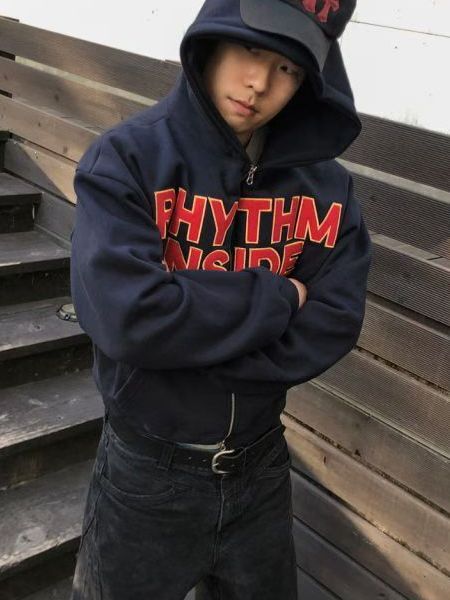 英文字連帽拉鍊外套 SCOPE-137JK