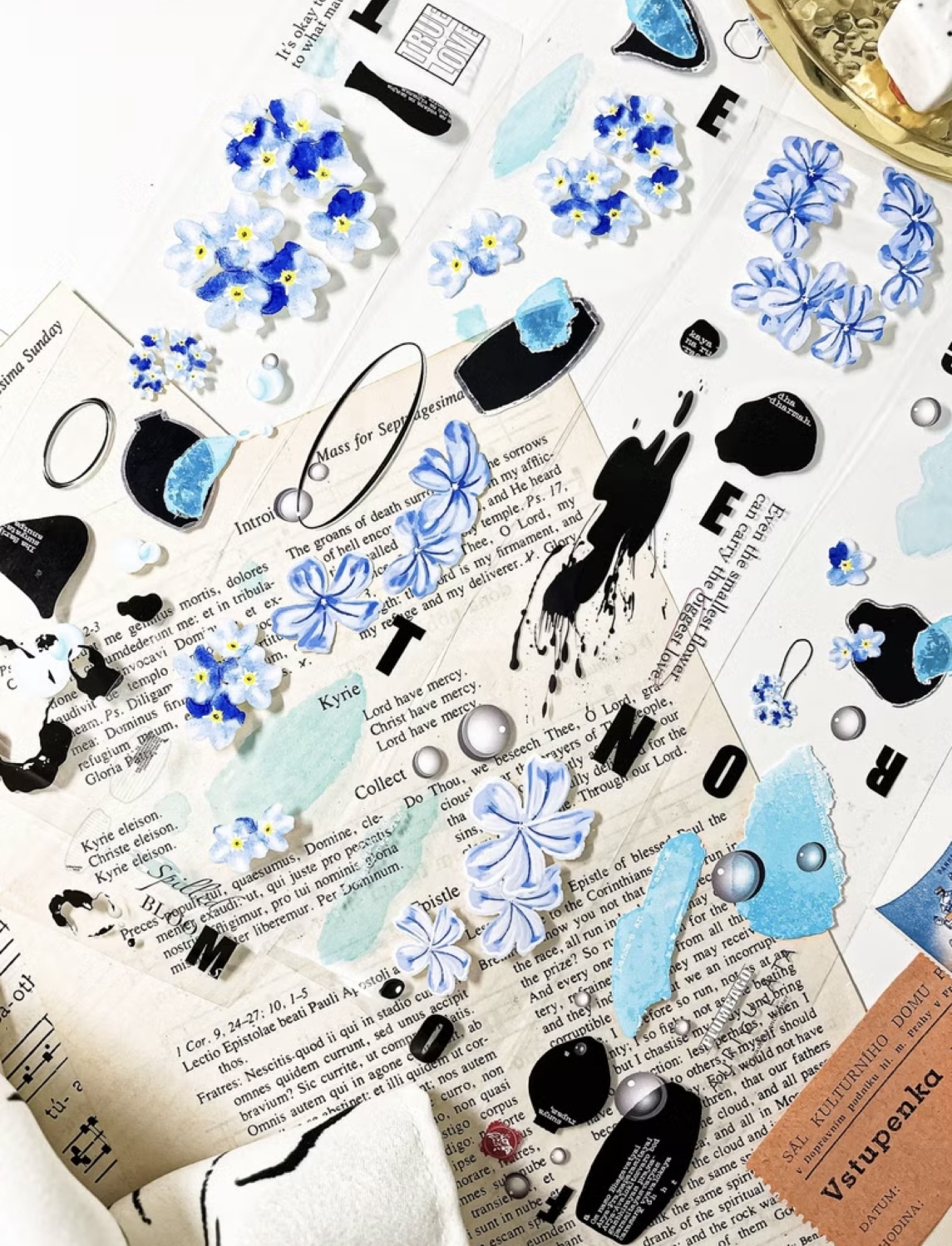 哈秋HA7UU．花習作.翻花 5cm亮面PET膠帶 <整捲/分裝>