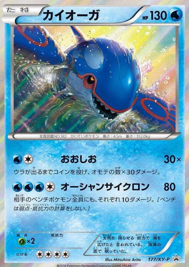 POKEMON JAPANESE PROMO 177/XY-P