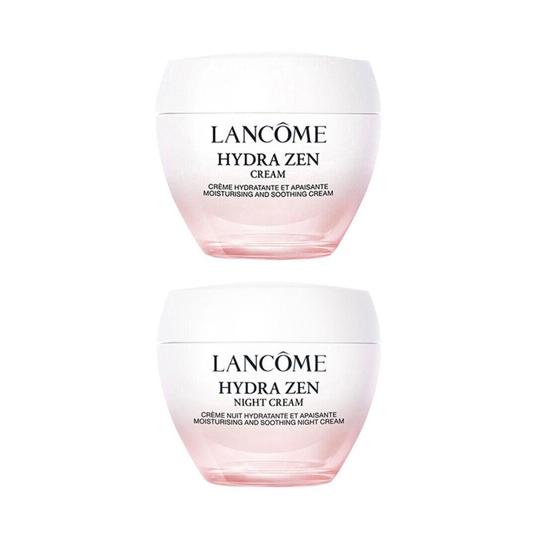 蘭蔻 水妍舒緩抗壓保濕日霜 晚霜套裝(日霜50ml 晚霜50ml）[平行進口]