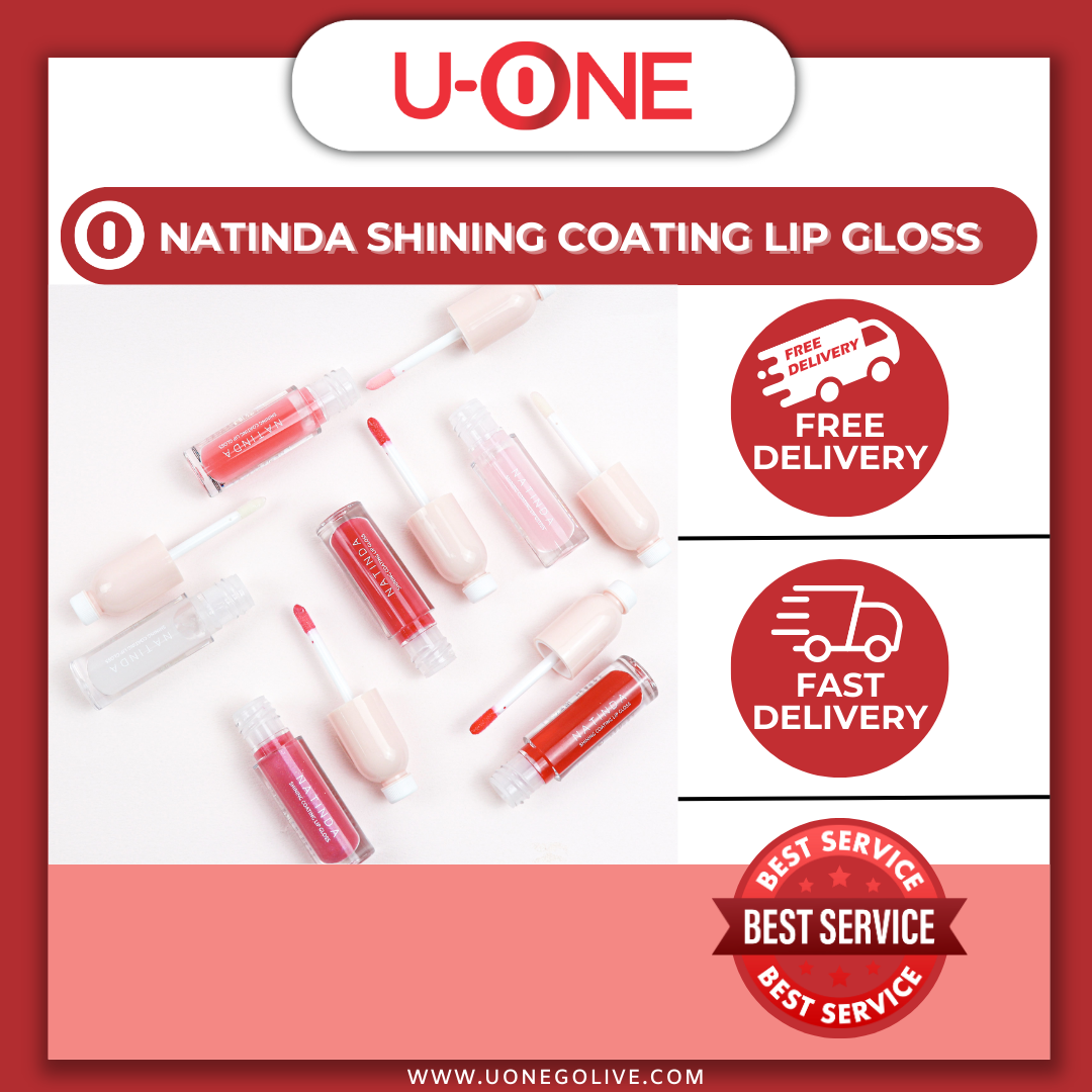U-ONE | Korea | Natinda | Shining Coating Lip Gloss | 4.5ml
