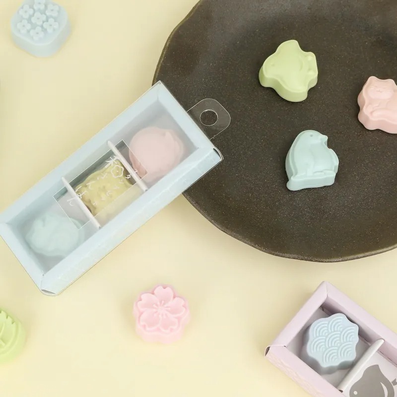 圖騰 日系和果子印章 3入組｜日本SUN-STAR